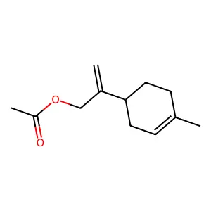 Limonen-10-yl acetate structure
