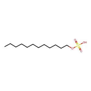 Lauryl sulfate structure