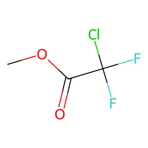 Methyl chlorodifluoroacetate structure