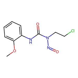 1-(2-chloroethyl)-3-(2-methoxyphenyl)-1-nitrosourea structure