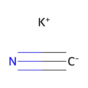 POTASSIUM CYANIDE structure