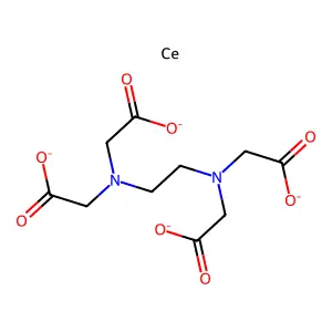 Cerium EDTA structure