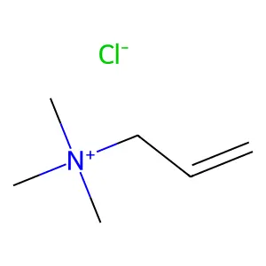 ALLYLTRIMETHYLAMMONIUM CHLORIDE structure