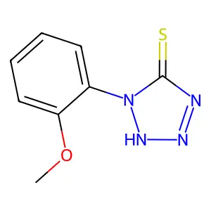 1-(2-methoxyphenyl)-2H-tetrazole-5-thione structure