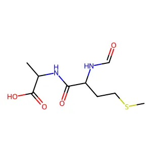 N-formylmethionylalanine structure