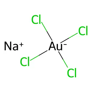 Sodium tetrachloroaurate structure