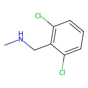 1-(2,6-dichlorophenyl)-N-methylmethanamine structure