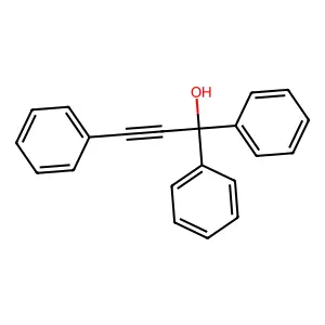 1,1,3-Triphenyl-2-propyn-1-ol structure
