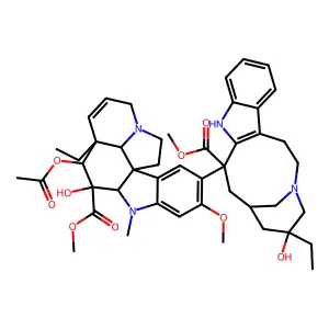 Vinrosidine structure
