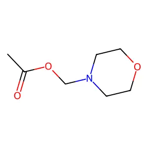 (Morpholin-4-yl)methyl acetate structure