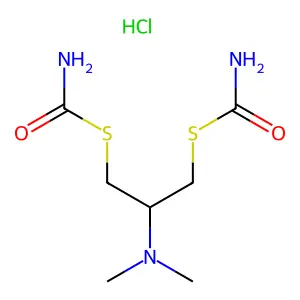 Cartap hydrochloride structure
