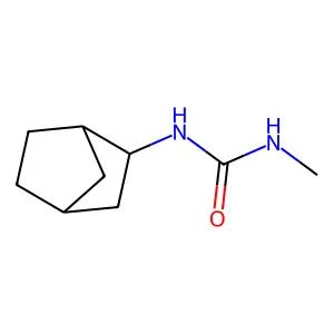 1-(2-bicyclo[2.2.1]heptanyl)-3-methylurea structure