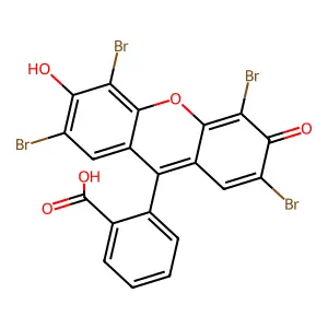 Compound C20H8Br4O5 structure