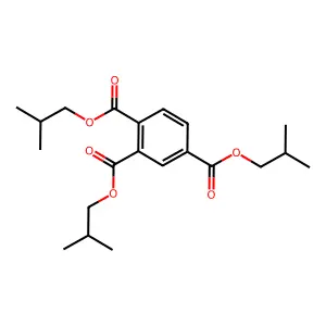 Triisobutyl benzene-1,2,4-tricarboxylate structure