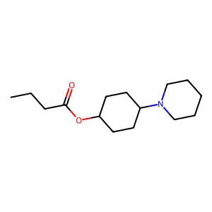 4-Piperidinocyclohexyl butyrate structure