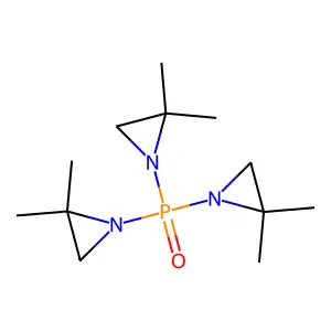 TRIS(2,2-DIMETHYL-1-AZIRIDINYL)PHOSPHINE OXIDE structure