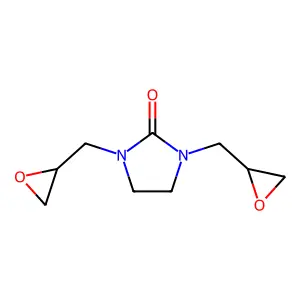 1,3-bis(oxiran-2-ylmethyl)imidazolidin-2-one structure