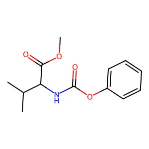 N-(Phenoxycarbonyl)-L-valine methyl ester structure