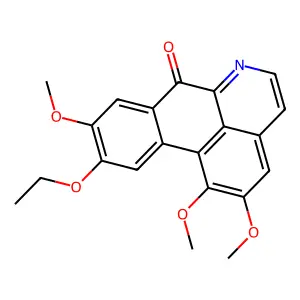 10-Ethoxy-1,2,9-trimethoxy-7H-dibenzo[de,g]quinolin-7-one structure