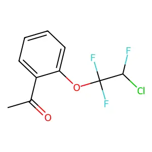 1-[2-(2-chloro-1,1,2-trifluoroethoxy)phenyl]ethanone structure