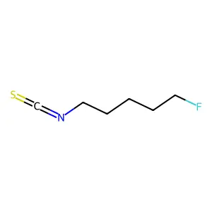 ISOTHIOCYANIC ACID, 5-FLUOROPENTYL ESTER structure