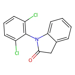 1-(2,6-dichlorophenyl)-3H-indol-2-one structure