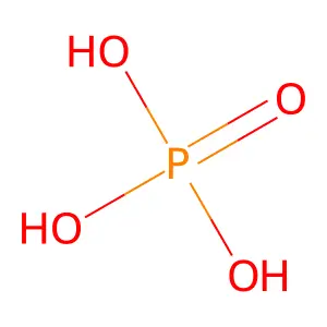 (32P)Phosphoric acid structure