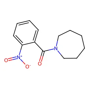 1-(2-nitrobenzoyl)azepane structure