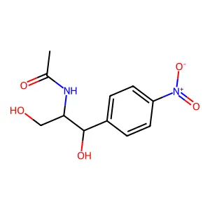 N-Acetyl-4-nitrophenylserinol structure