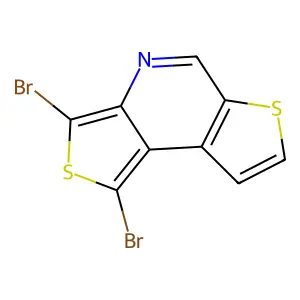 1,3-dibromodithieno[3,4-b:3,2-d]pyridine structure