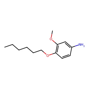 m-ANISIDINE, 4-(HEXYLOXY)- structure
