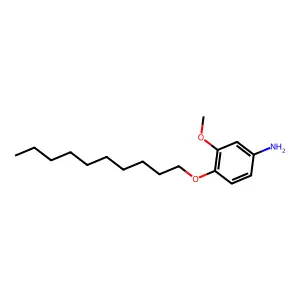 m-ANISIDINE, 4-(DECYLOXY)- structure