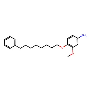 3-methoxy-4-(8-phenyloctoxy)aniline structure