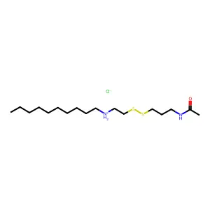 Compound C17H37ClN2OS2 structure