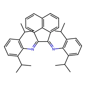 1,2-bis[(2,6-diisopropylphenyl)imino]acenaphthene structure