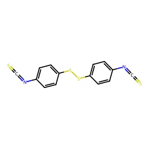 1,1'-Dithiobis(4-isothiocyanatobenzene) structure