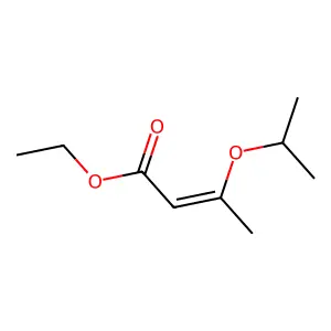 ethyl 3-propan-2-yloxybut-2-enoate structure