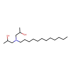 1,1'-(Dodecylimino)dipropan-2-ol structure