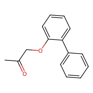 1-(2-phenylphenoxy)propan-2-one structure