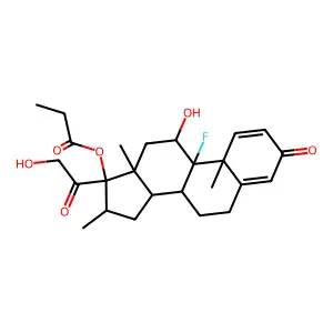 Dexamethasone 17-propionate structure