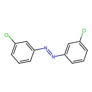 Diazene, bis(3-chlorophenyl)- structure