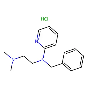 Tripelennamine hydrochloride structure