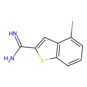 Compound C9H7IN2S structure