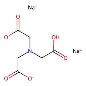 disodium2-[carboxylatomethyl(carboxymethyl)amino]acetate structure