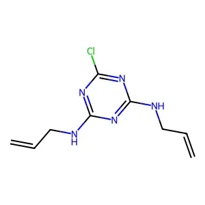 N,N'-Diallyl-6-chloro-1,3,5-triazine-2,4-diamine structure
