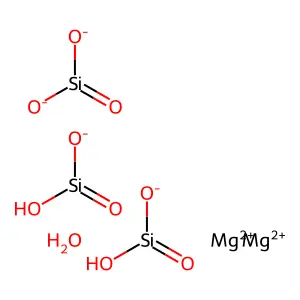 H4Mg2O10Si3 structure