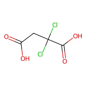 Butanedioic acid, 2,2-dichloro- structure