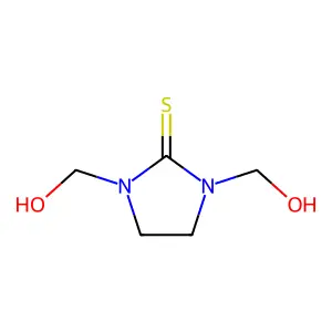 1,3-bis(hydroxymethyl)imidazolidine-2-thione structure