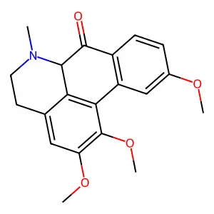 1,2,10-Trimethoxy-7-oxoaporphine structure