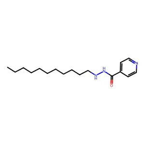 ISONICOTINIC ACID, 2-UNDECYLHYDRAZIDE structure